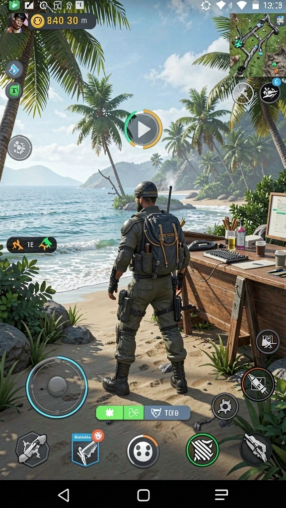 api66 - Screenshot menunjukkan dunia yang indah dan menakjubkan.